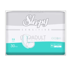 BÖYÜKLƏR ÜÇÜN BEZ "SLEEPY" SENSİTİVE XL 30 ədəd/paket