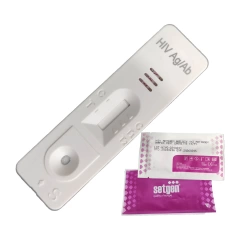 HIV ANTI-BODY , ANTI-GEN  4-CÜ NƏSIL S/P (SETGEN) KART TEST/ İİV TESTİ  25 əd/qutu